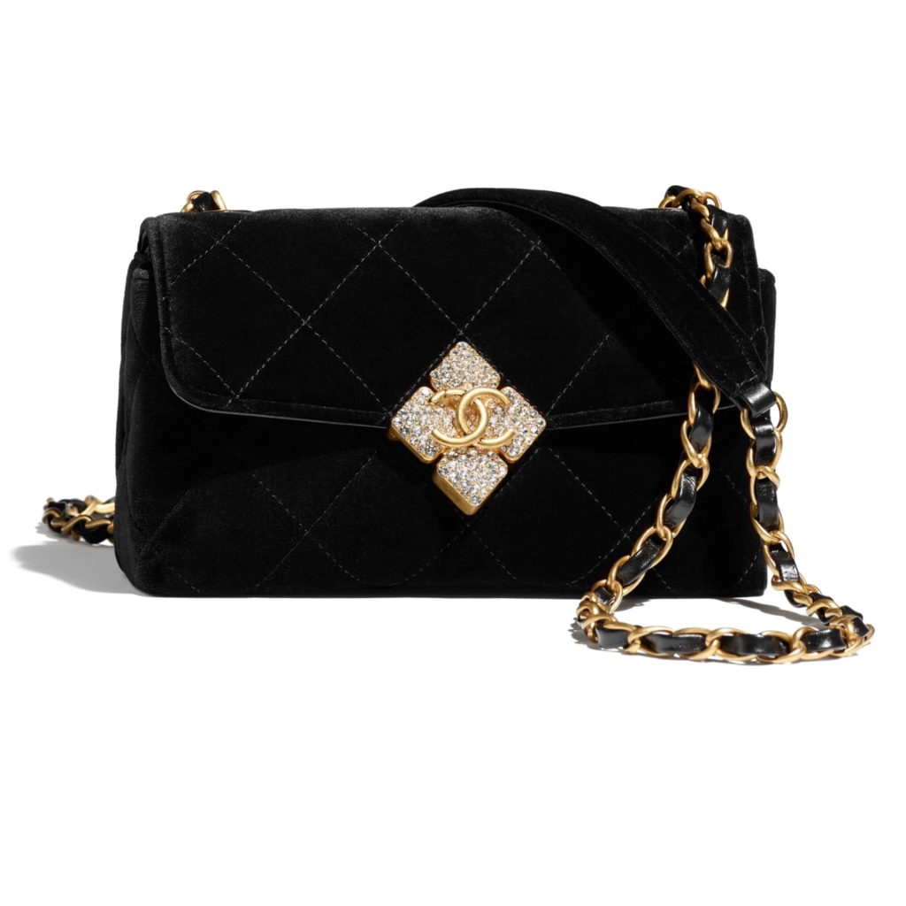 10 Best New Chanel Purses 4 Chanel Velvet Mini Flap Bag