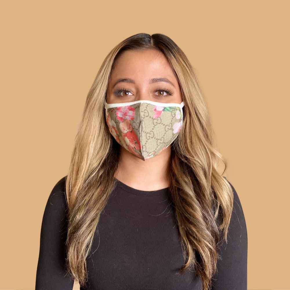 Gucci and Louis vuitton dust mask // Ayo and Teo Face masks